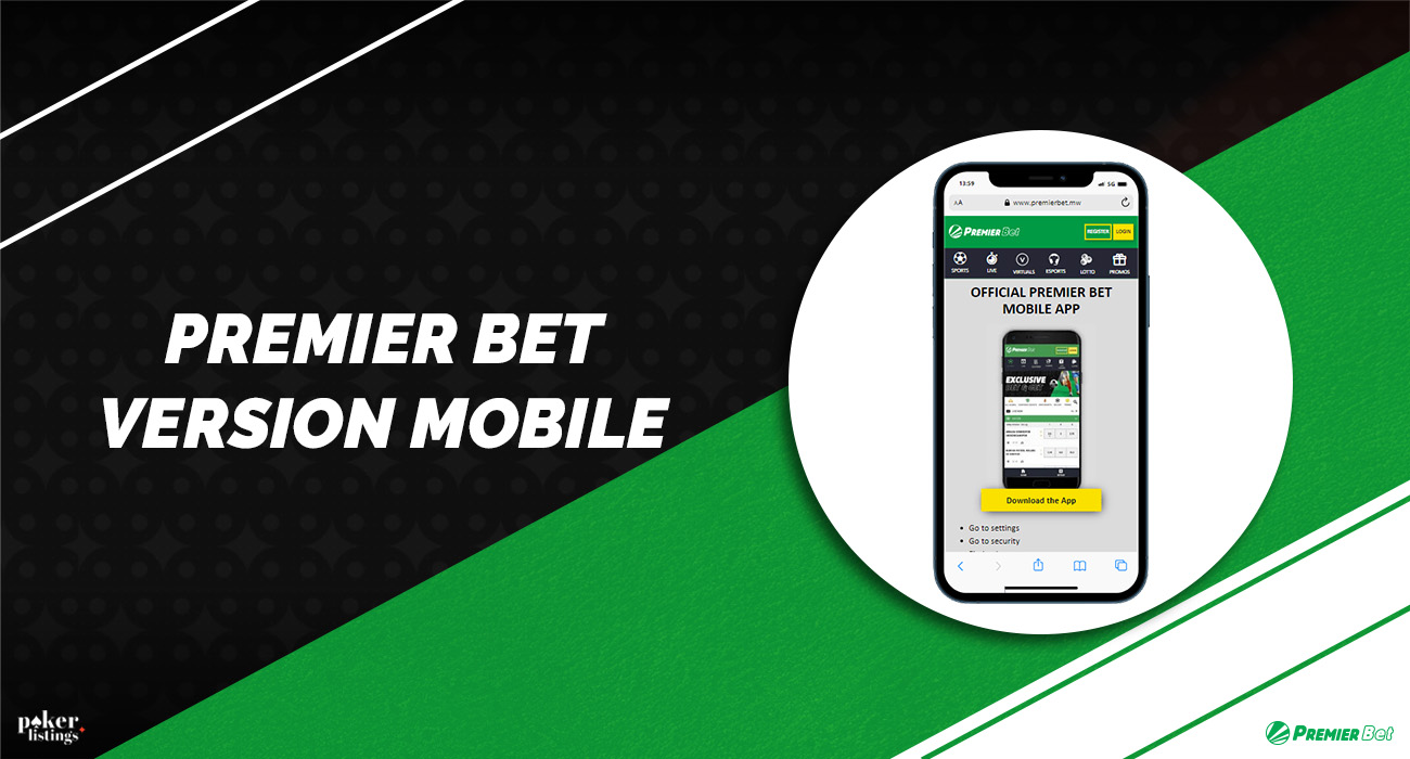 Premier Bet Version Mobile