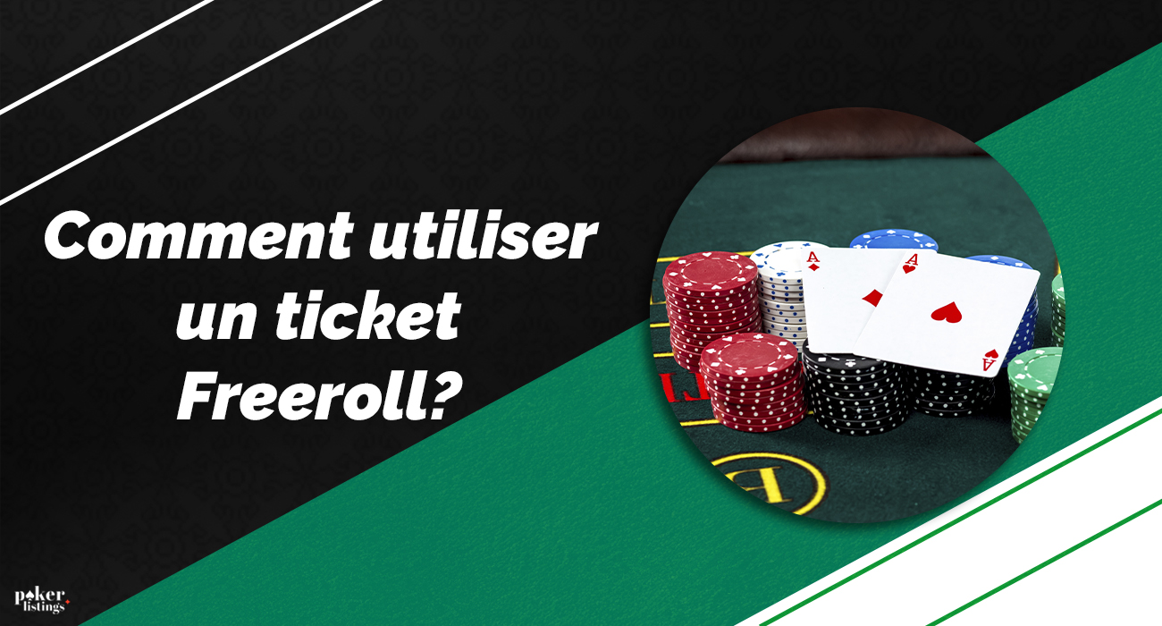 Instructions sur l'utilisation d'un ticket de freeroll
