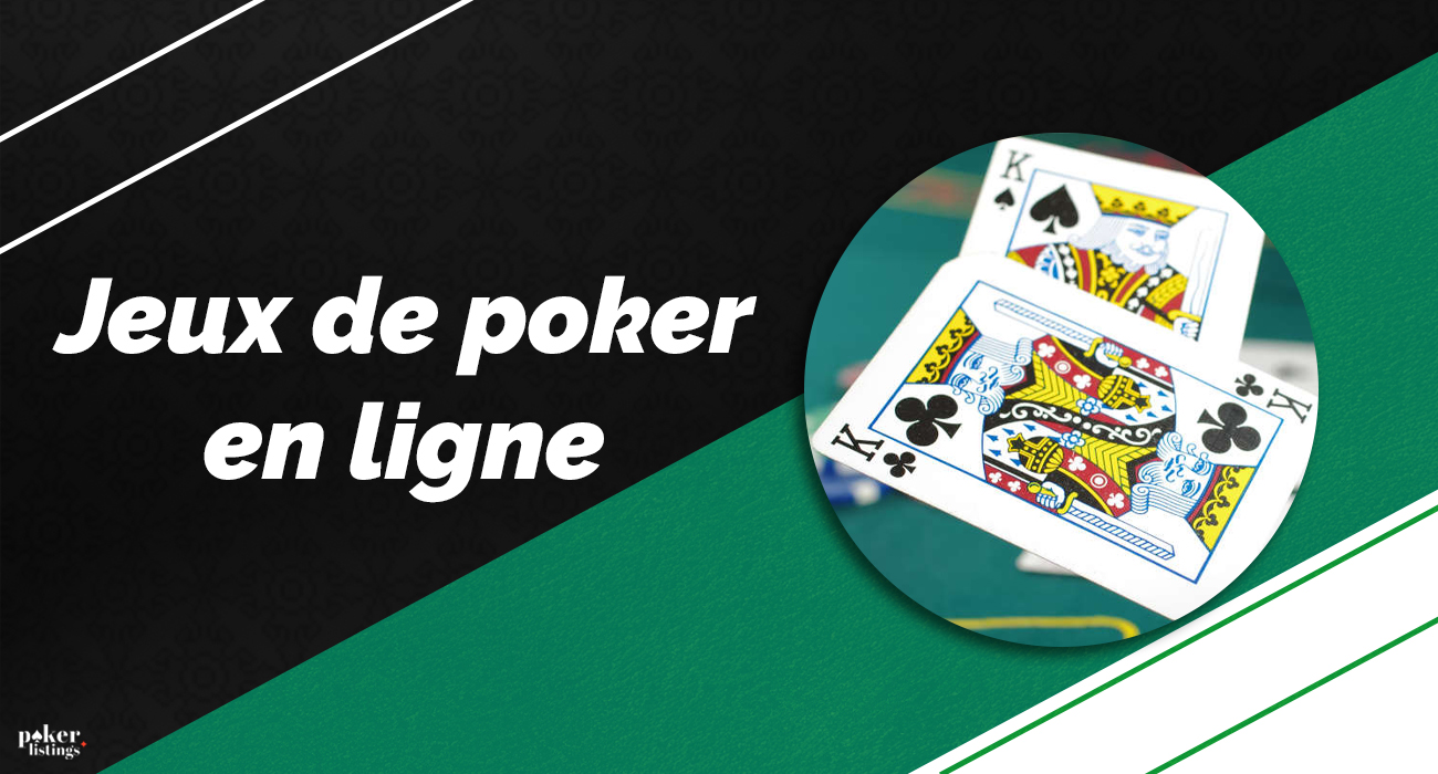 Types de jeux de poker disponibles en ligne
